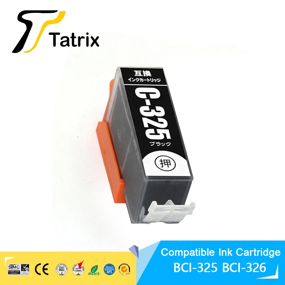 Tatrix  BCI 325 326 BCI-325 BCI-326 Premium Color Compatible Ink Cartridge for Canon PIXUS IP4830/IP4930/IX6530/ MG5130/MG5230