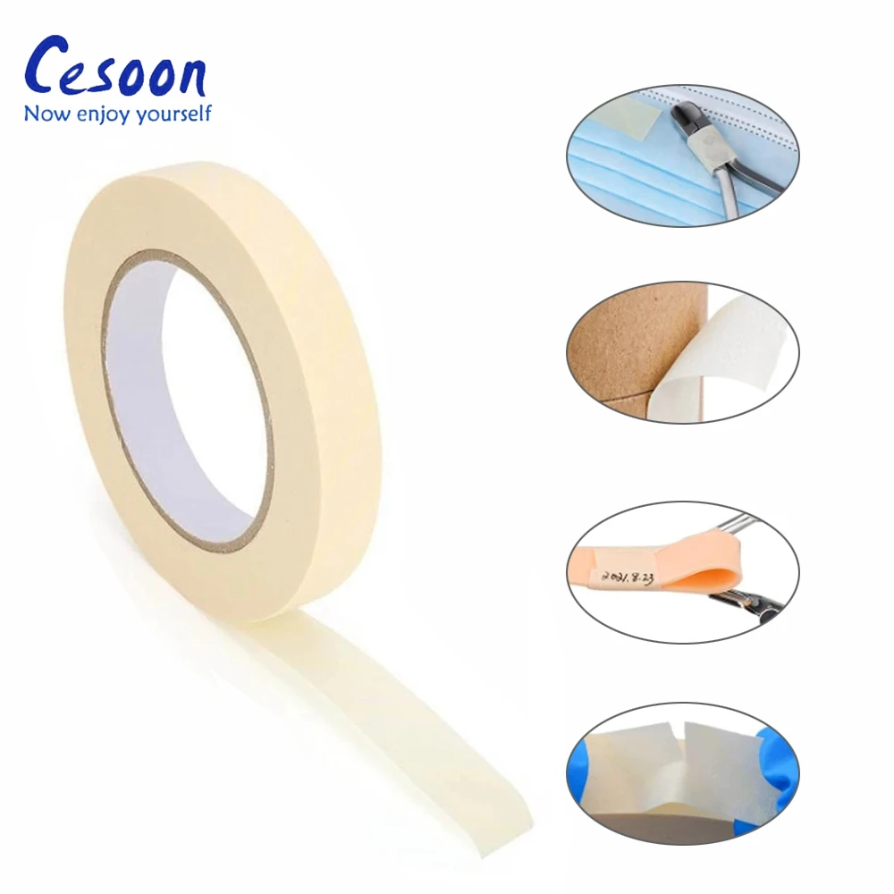 50m/Roll Dental Sterilization Indicator Tape Medical Autoclave Cards Steam Indicator Tape Oral Care Supplies 12.5/19/25mm