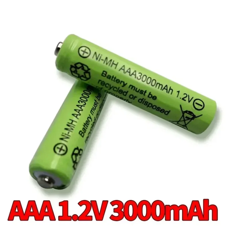 20 PCS AAA 3000mAh 3A 1.2V NiMH Akumulatory do MP3 Zabawki zdalnie sterowane Latarka LED Budzik Zdalnie sterowany nietoperz