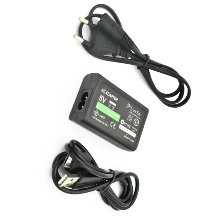 300pcs EU US Plug AC Adapter 5V Home Wall Charger Power Supply Cord For Sony PlayStation PSVita Slim PS Vita PSV 1000