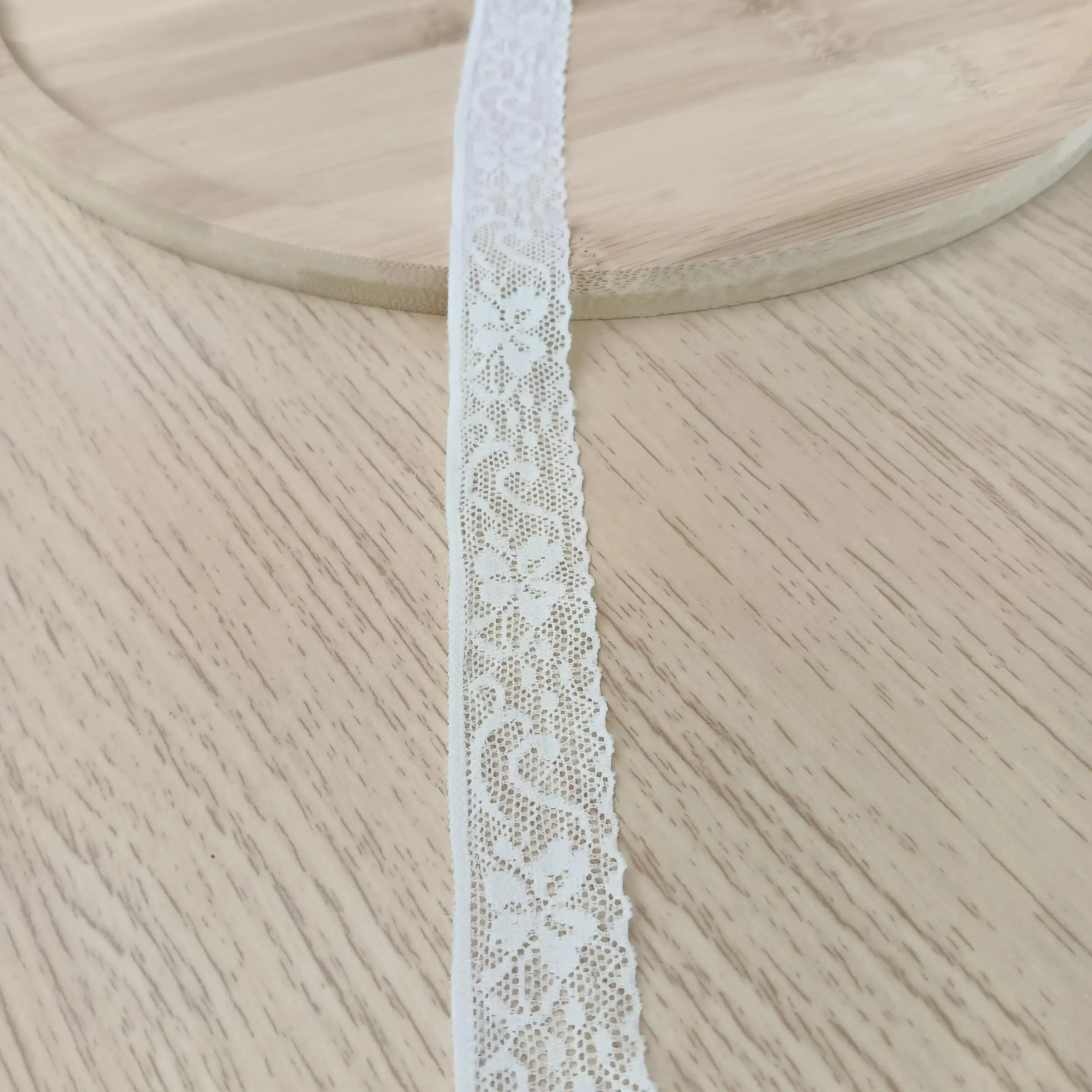 

S1184 18-3 белая кружевная отделка 2,2 см для нижнего белья, прессованная кружевная одежда, юбка, аксессуары для шитья нижнего белья