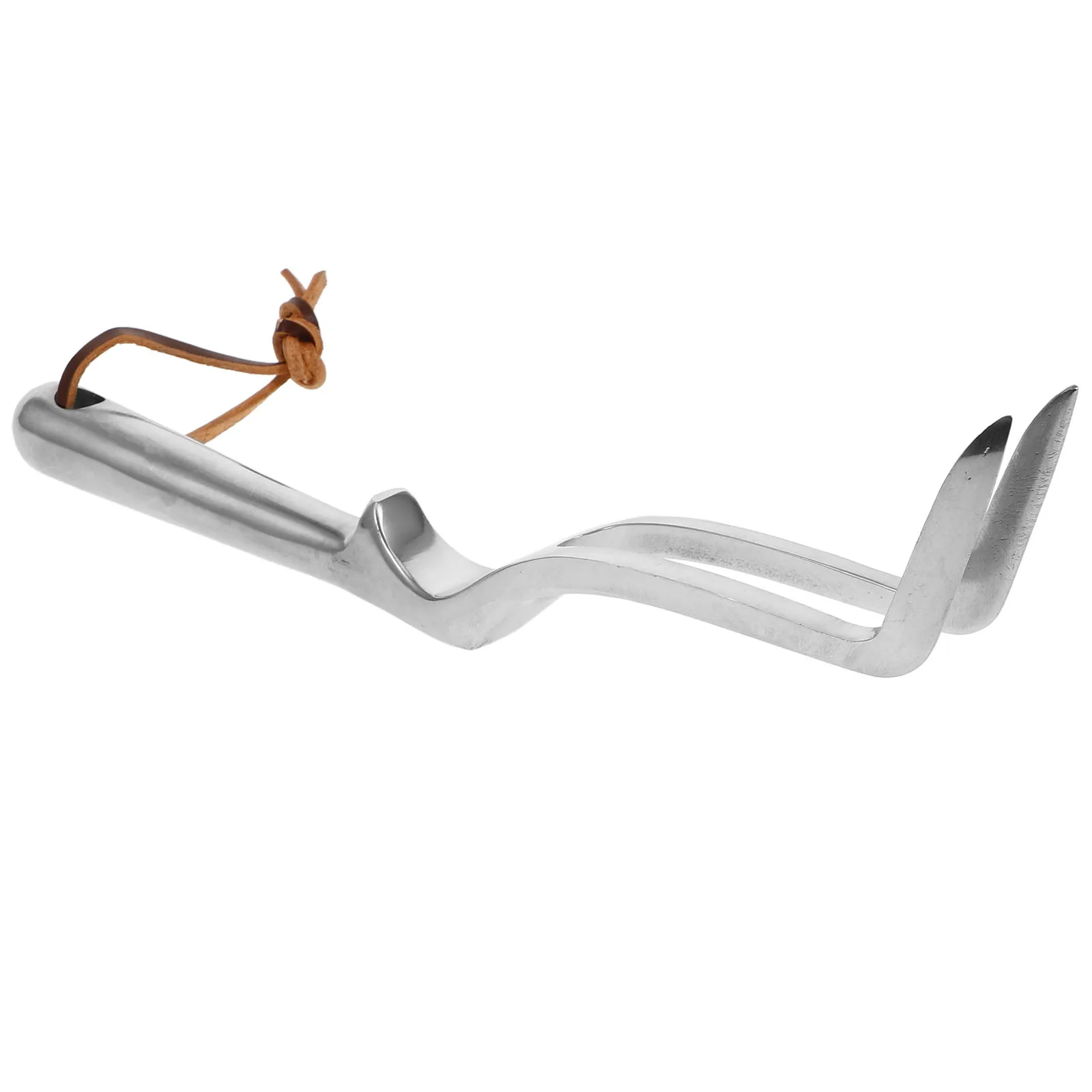 

Garden Rake Mini Hand Cultivator Tool Magnesium Aluminum Alloy for Digging Loosing Soil Weeding Gardening Lightweight Portable