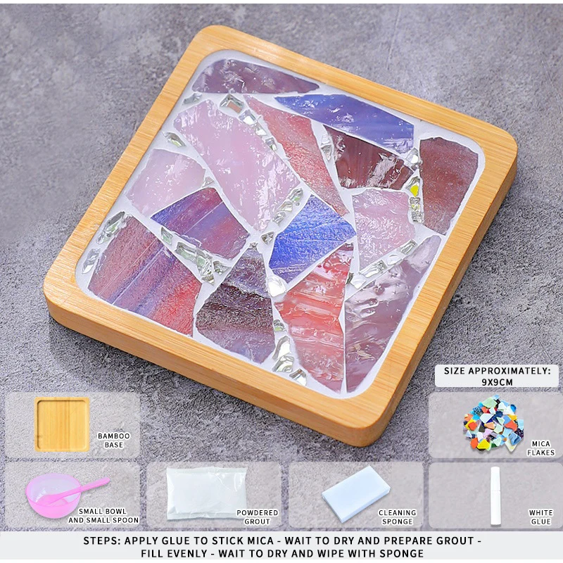 DIY 3D Creative Mosaic Cup Mat Pot Bottom Stand DIY  Handmade Material Package Exercise Children's Intelligence Gifts 2026