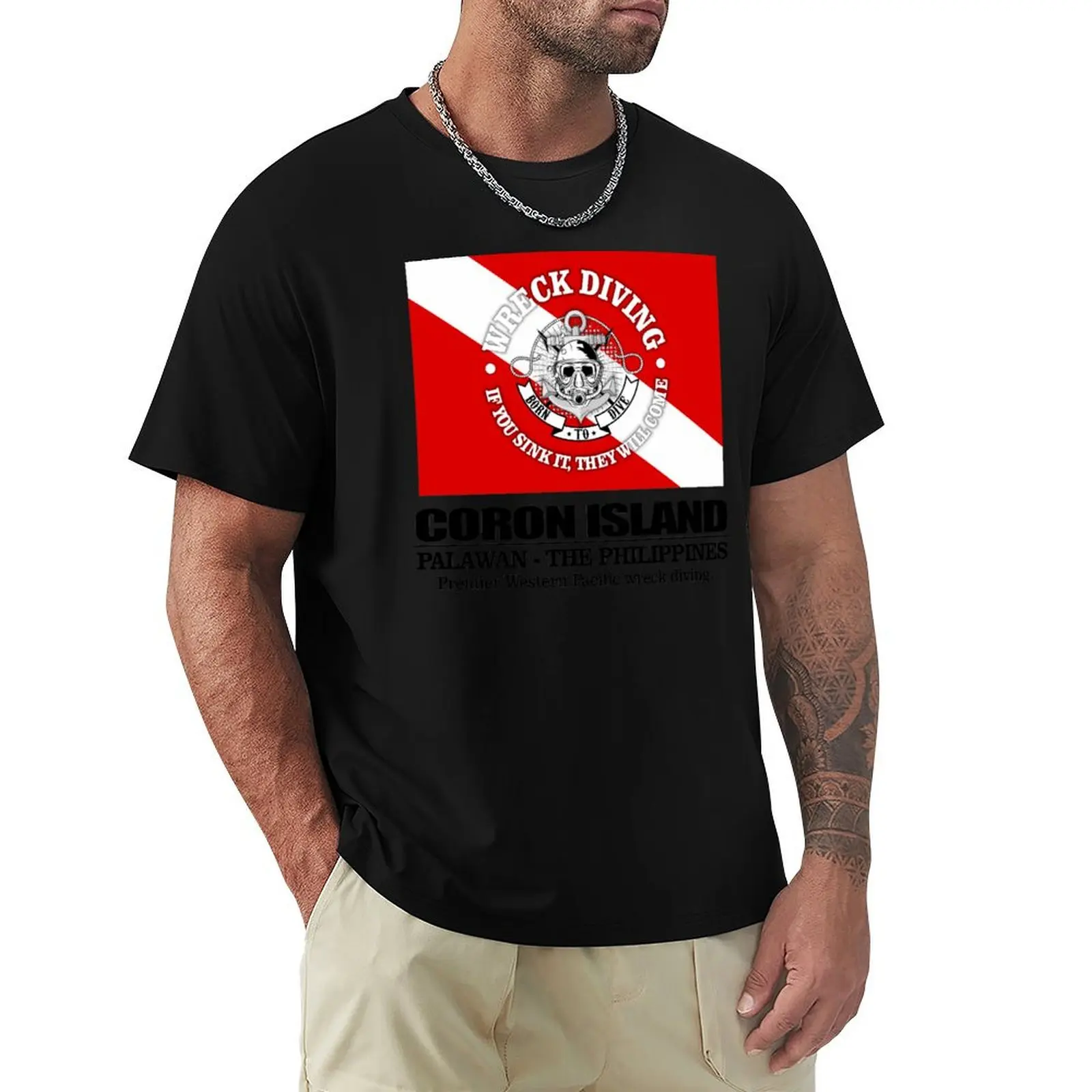 Coron Island (best wrecks) T-Shirt Quick Dry Sports Short Sleeve Tee