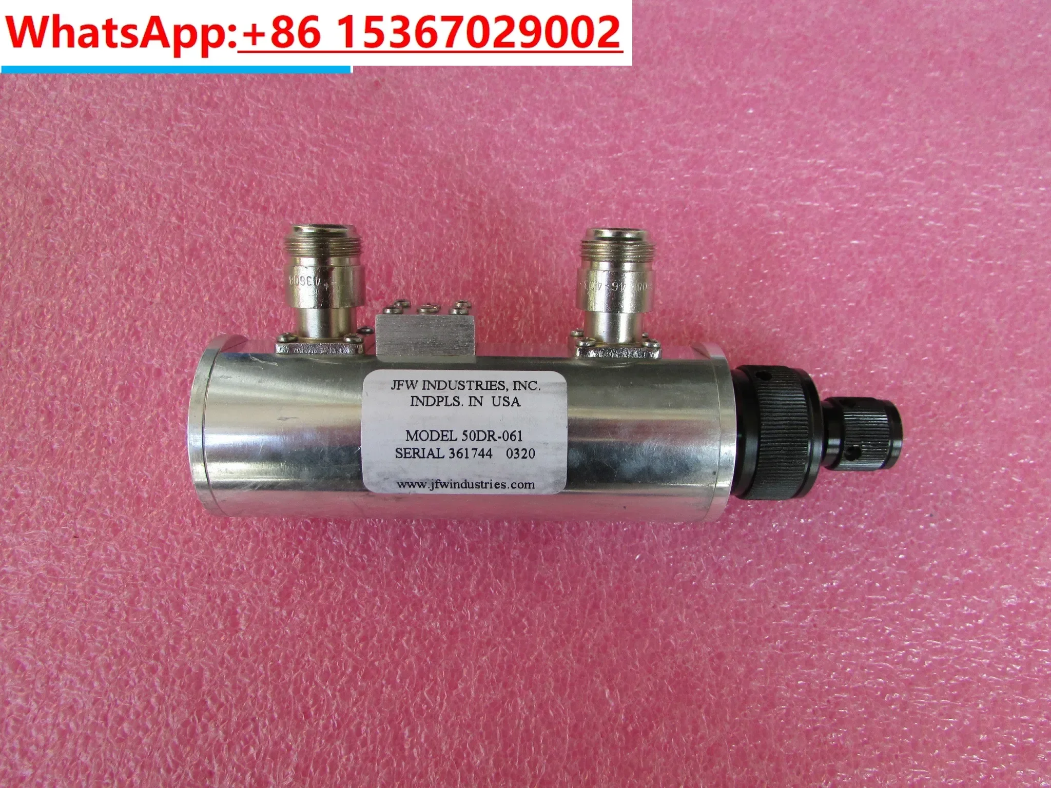 JFW imported 50DR-061DC-2.5GHz N 80dB1dB step/adjustable/manual attenuator