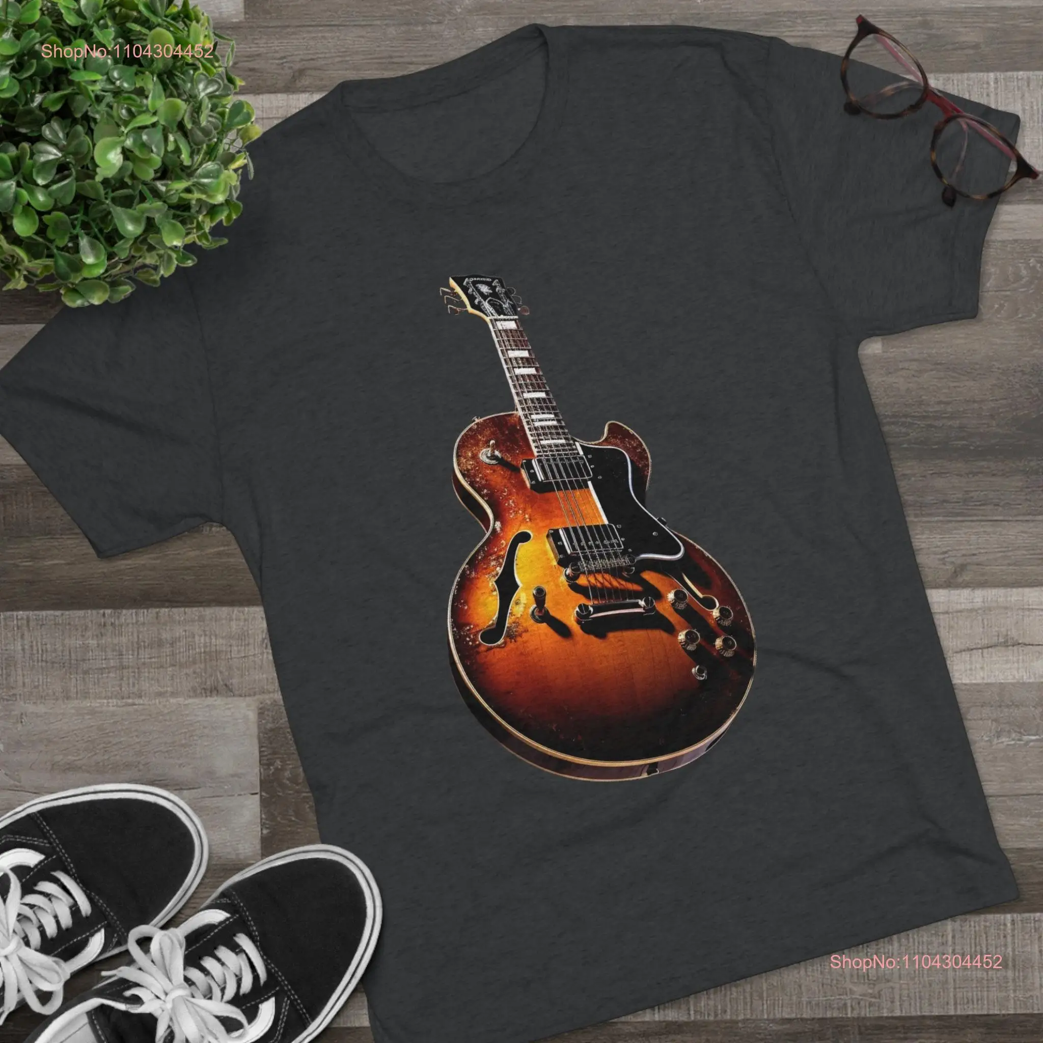 Tri Blend Crew T Shirt SunDuck brand rock n roll guitar vibe cool comfortable soft stylish high quality superior fit