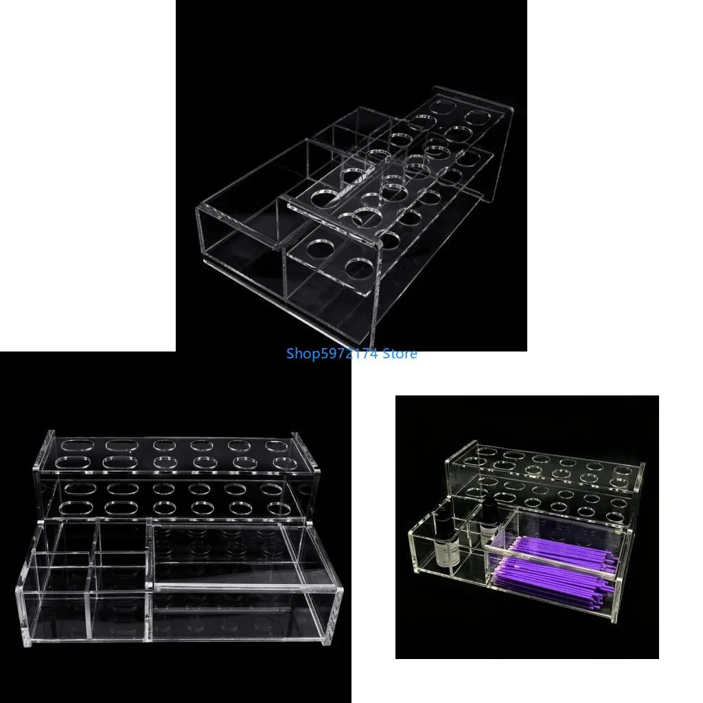 Y3NB Resin Holder Dental Adhesive Resin Applicator Dispenser for Composite Syringes Bonding Placement Storage Box