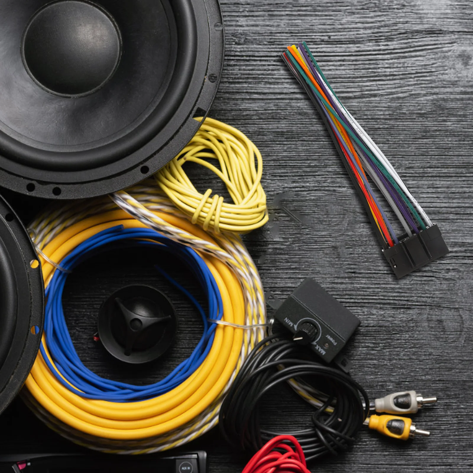 Адаптер аудиоплеера для автомобильного радио, модификация не требуется, адаптер жгута проводов радио, стерео жгут проводов, портативный комплект