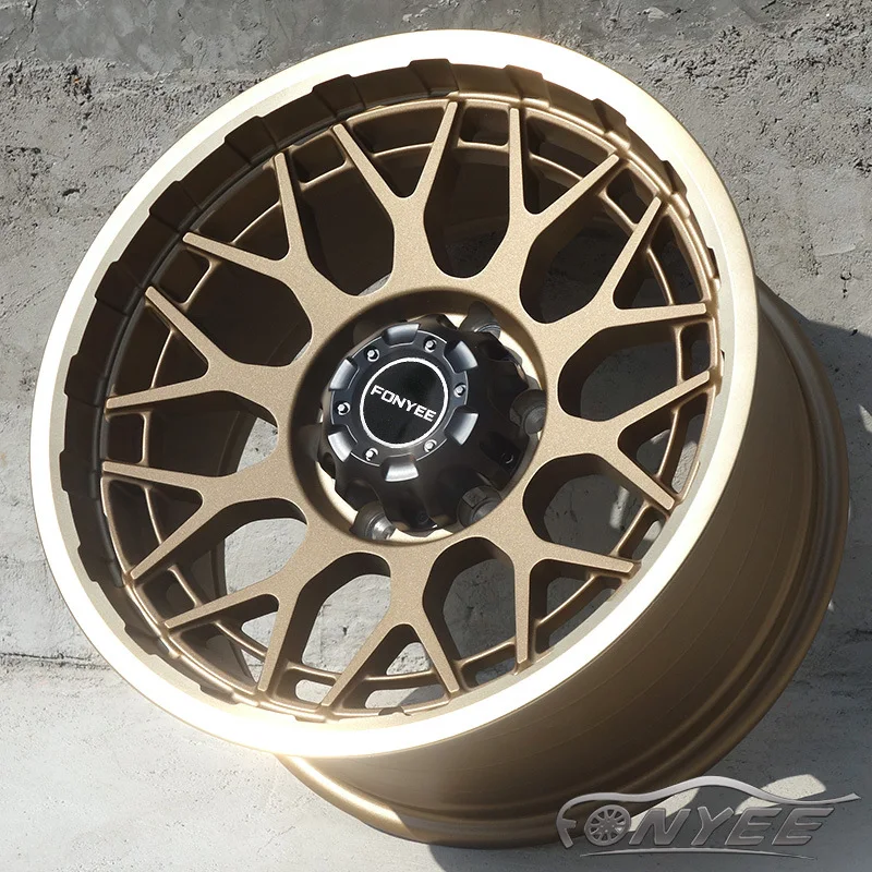 17-Inch car wheel hub modified off-road steel rim suitable for tank 300 domineering Pajero Fengjun Haval H3 wind wing