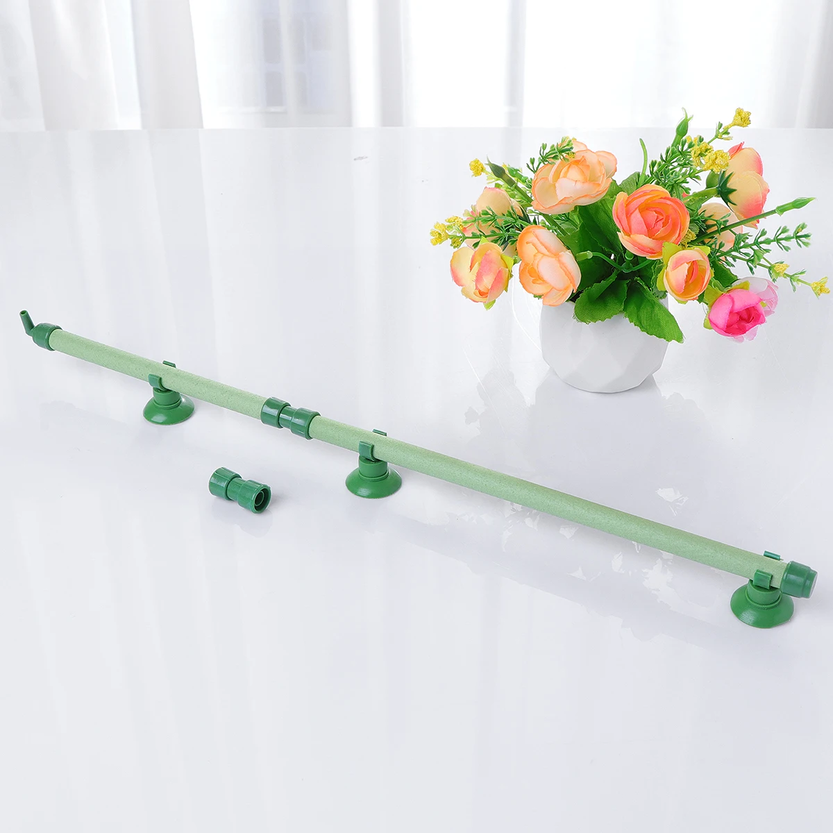 

1pcs Fish Tank Air Stone Oxygen Strip Aquarium Air Pump Accessory With Suction Cups 14 Inches Pink