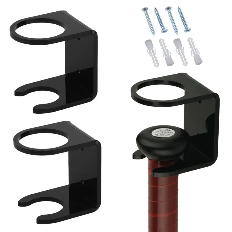 

2 Pcs Baseball Bat Wall Mount Wall Mount Bat Rack Softball Wall Stand Holder Rack For Bat Ball Vertical Display For Home And