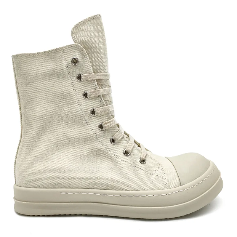 

Men Shoes Women Casual Canvas Classic Flats High to Ankle Boots Owens Vintage Original Luxury Designers Skateboard Sneakers