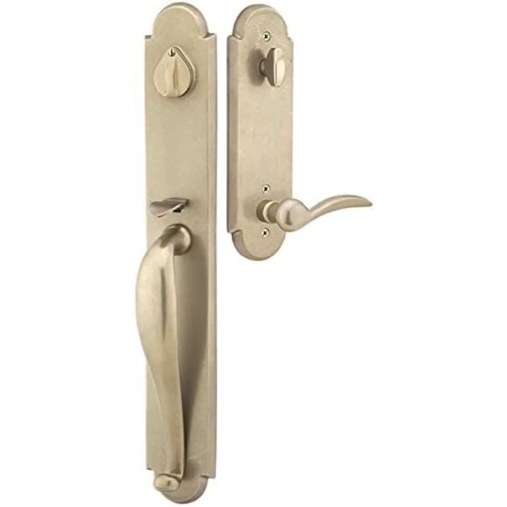 

EMTEK Greeley Tubular Entry Set with Matching Finish Durango Lever - Choice of Left/Right Handing - Available in 3 Finishes - 45