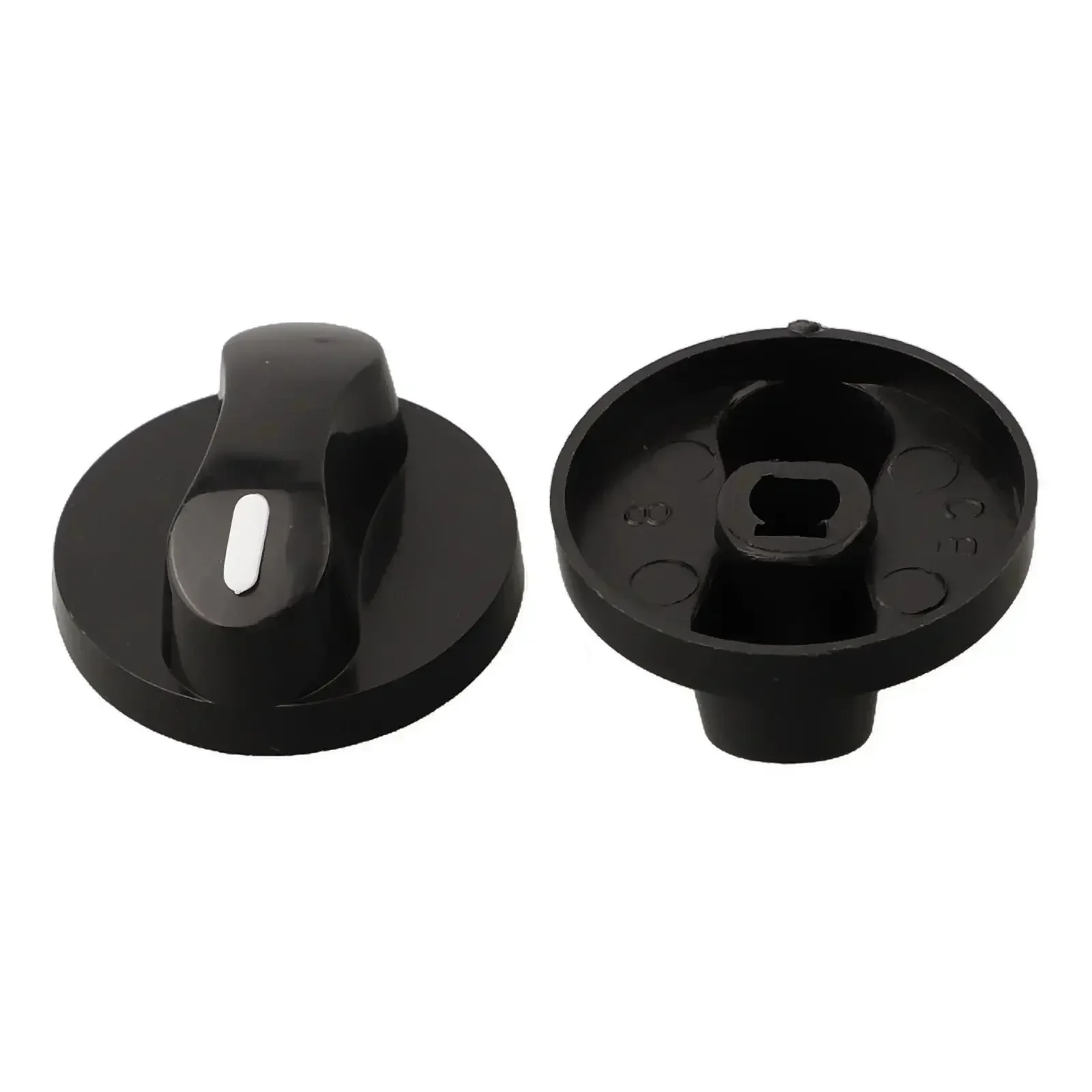 2Pcs Gas Stove Plastic Knob 8mm Hole Stove Accessories Knob For Zero Degree Natural Gas Stove Knob Switch Button