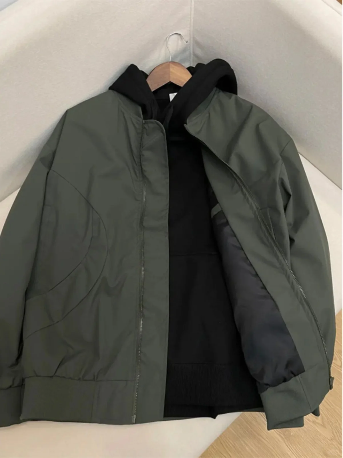 

Olive een MA Pilot Jaet Men Spring Autumn High Sensation American Baseball Outfit Outdoor Waterproof Windbreaker Coat