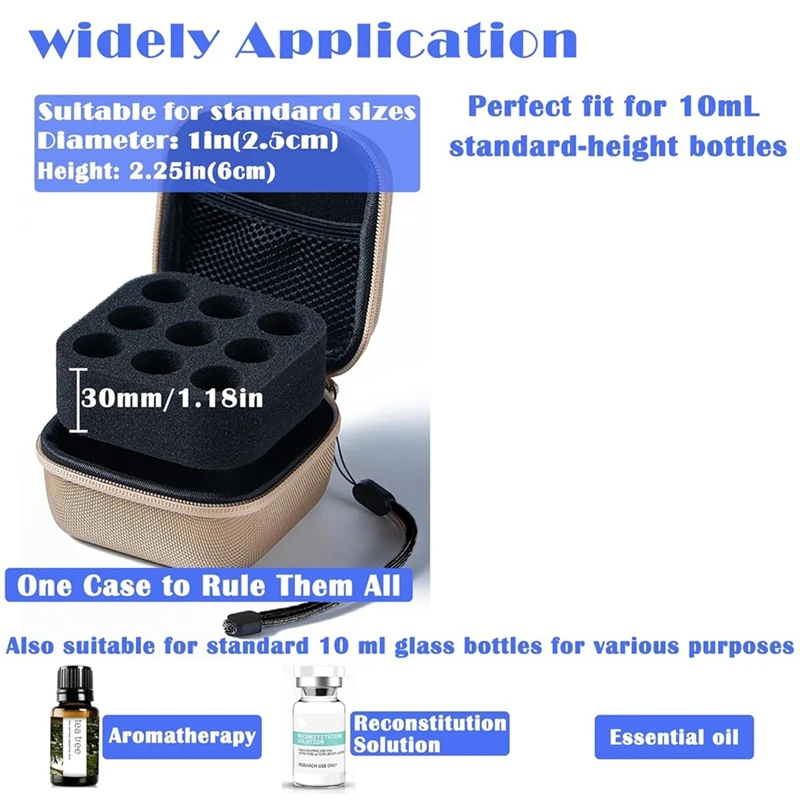 Insulin Fridge Holder Storage Case Insulin Vial Protector Holder Peptide Storage Case Fridge Fits Standard 10ml U-100 Retail image 3