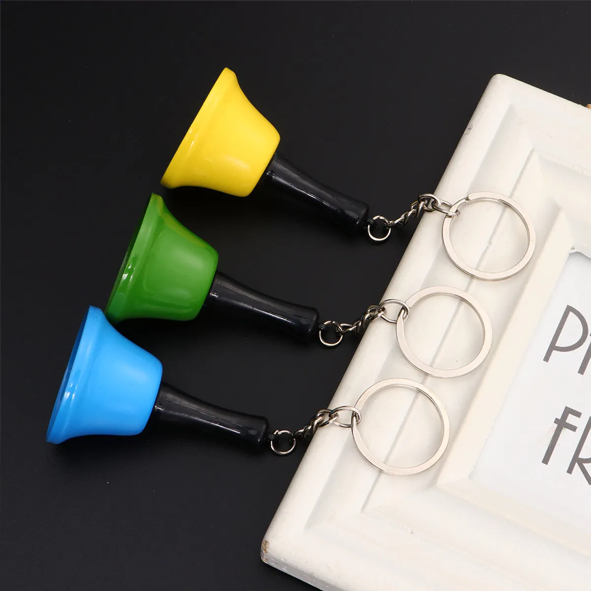 4Pcs 39Mm Metal Bells Retro Table Bell Decorative Handbell for Kitchen Bar Reception Dish Call Bell Christmas Handbell