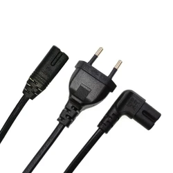 Euro Power Cord 3m IEC C7 2Pin Figure 8 EU Plug Power Supply Cable For HP PC Computer Monitor PS4 XBOX One S Laser Printer