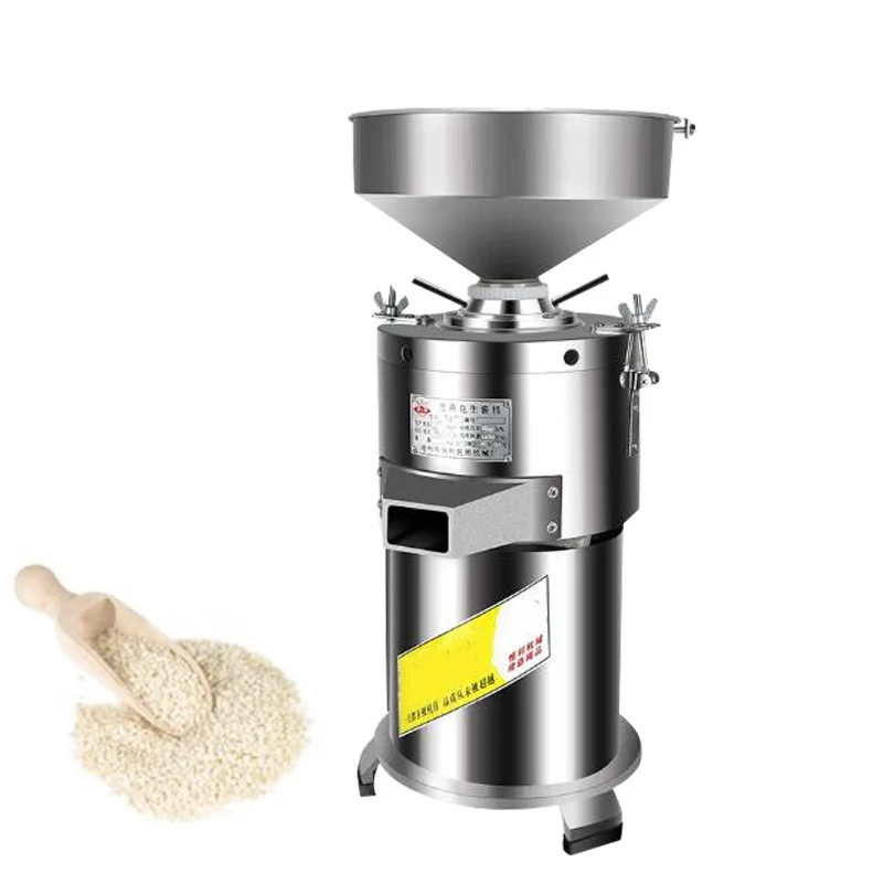 Peanut Butter Grinder Machine Commercial Full Automatic Fine Fresh Grind For Nut Sesame Rice Milk Sauce Grinder