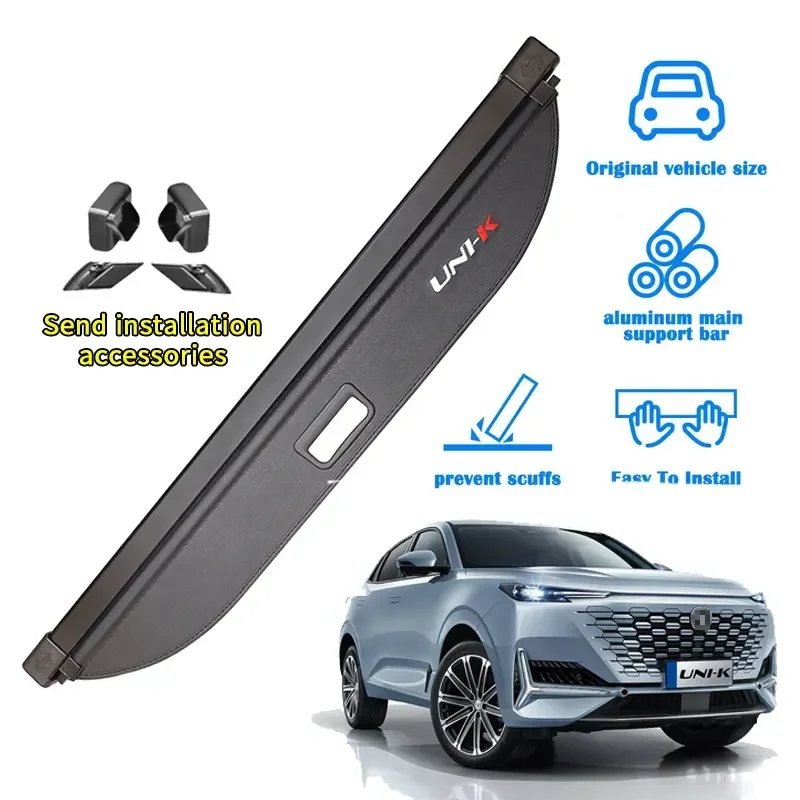 

CAR DECORATION ACCESSORIES Suv Trunk Retractable Cargo Cover For Changan UNI-K 20-22