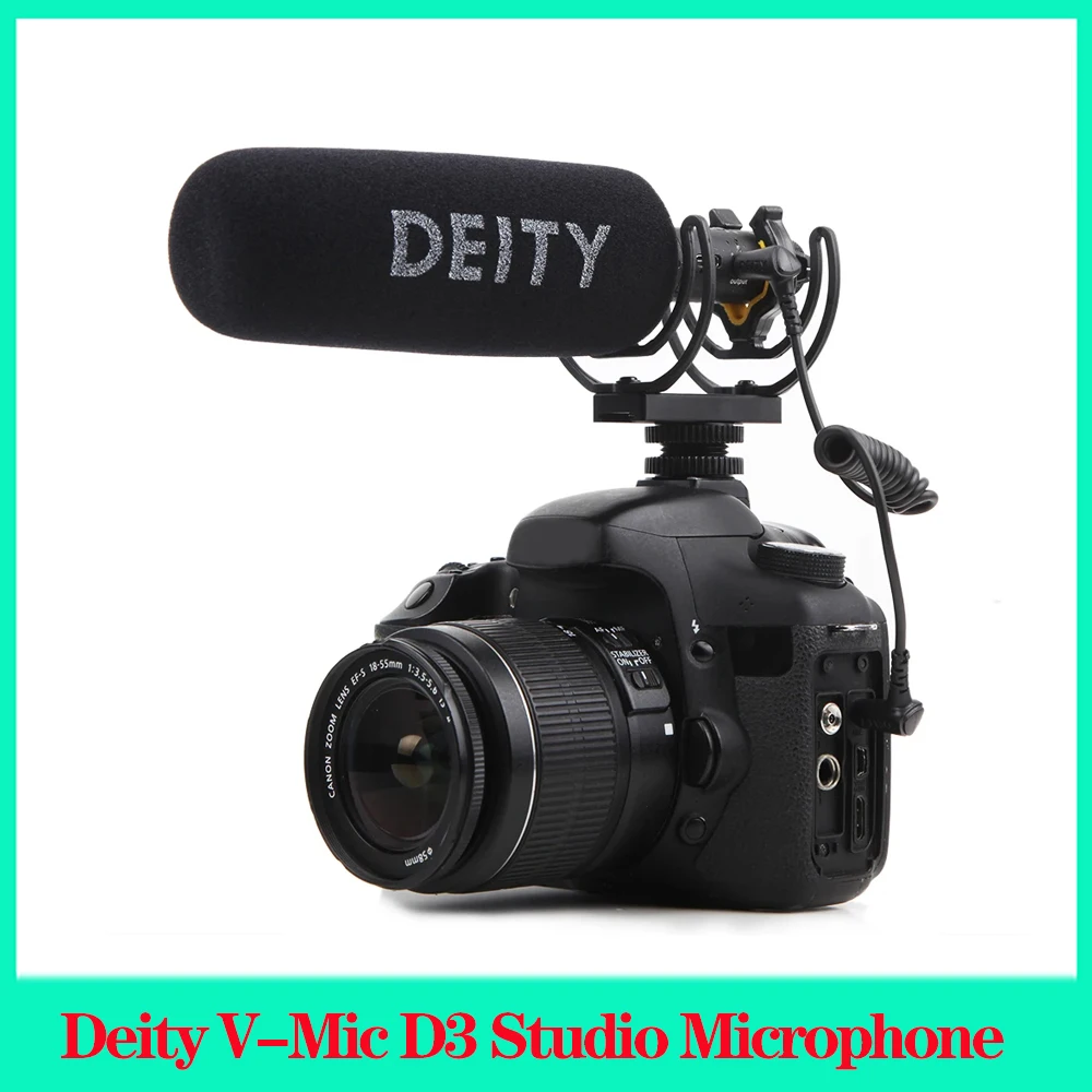 

Deity V-Mic D3 Studio Microphone Professional Off-axis Performance Polar Pattern MIC On-camere Microphone For Interview Video