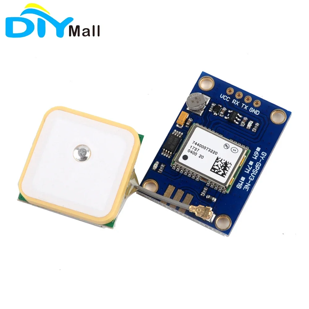 DIYmall GY-GPSV3-M8T NE.O-M8T GPS Module GLONASS GNSS GPS Antenna high precision module for RC Drone FPV Racing