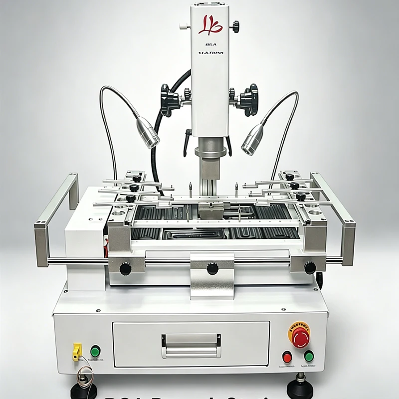 LY R690 V.3 BGA Rework Station Chip Rework Station solder stations 3 zones hot air touch screen with laser point 4300W EU plug