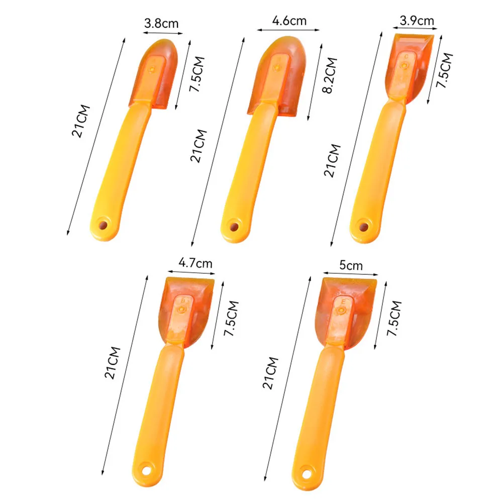 5PCS Rubber Caulking Tool Caulk Finishing Tool Multifunctional Sealant Spatula Spreader Silicone Caulk Finishing Smoothing Tool