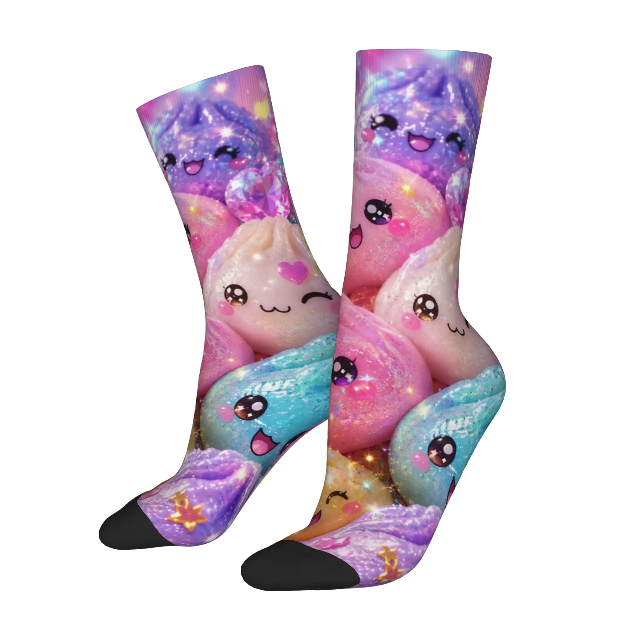 Cartoon Dumpling Socks Merch For Men Women  Soccer Socks Cute Wonderful Gifts