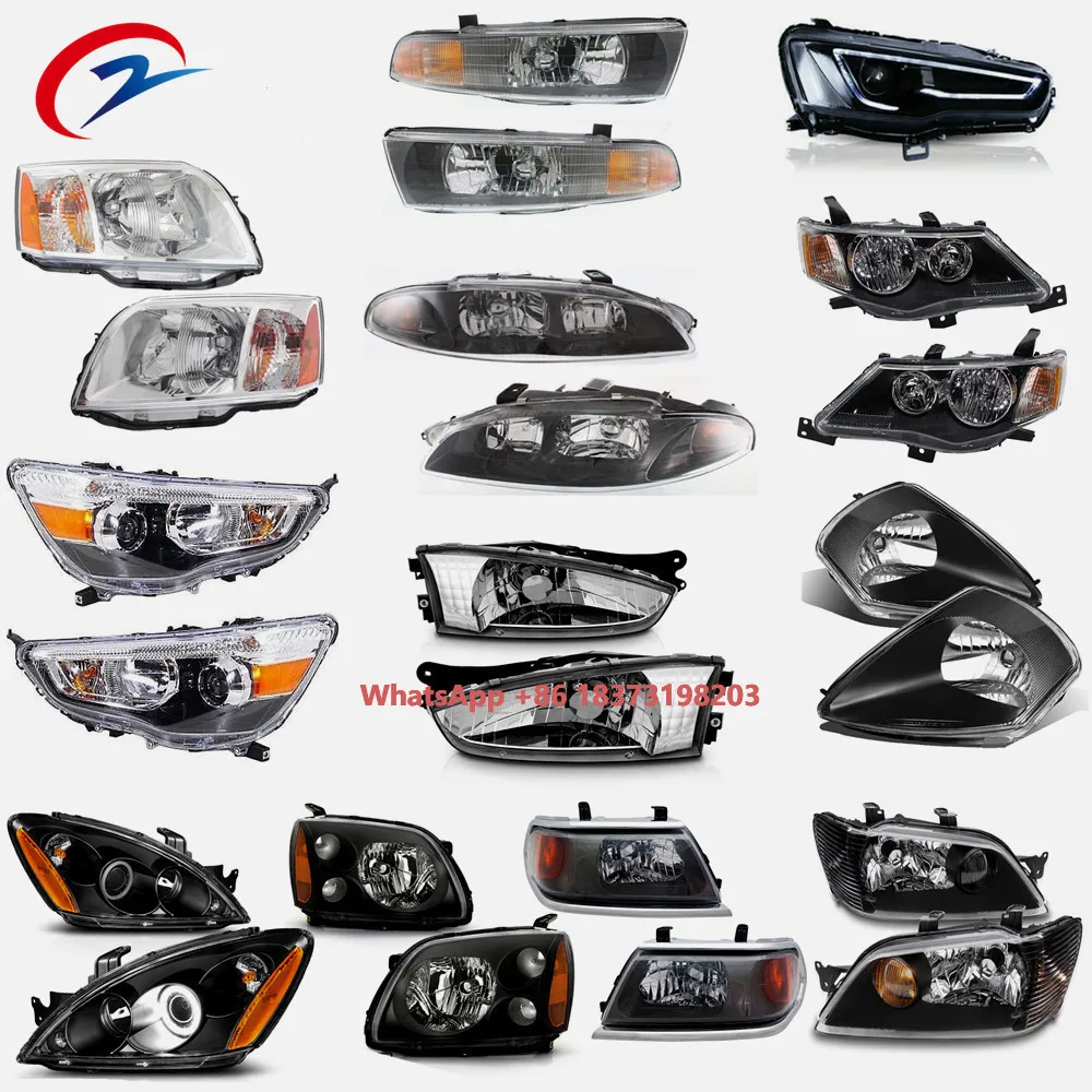 Headlamps DRL Halogen Factory HID LED Headlights Assembly for Mirage Lancer Outlander Eclipse Endeavor Galant Montero