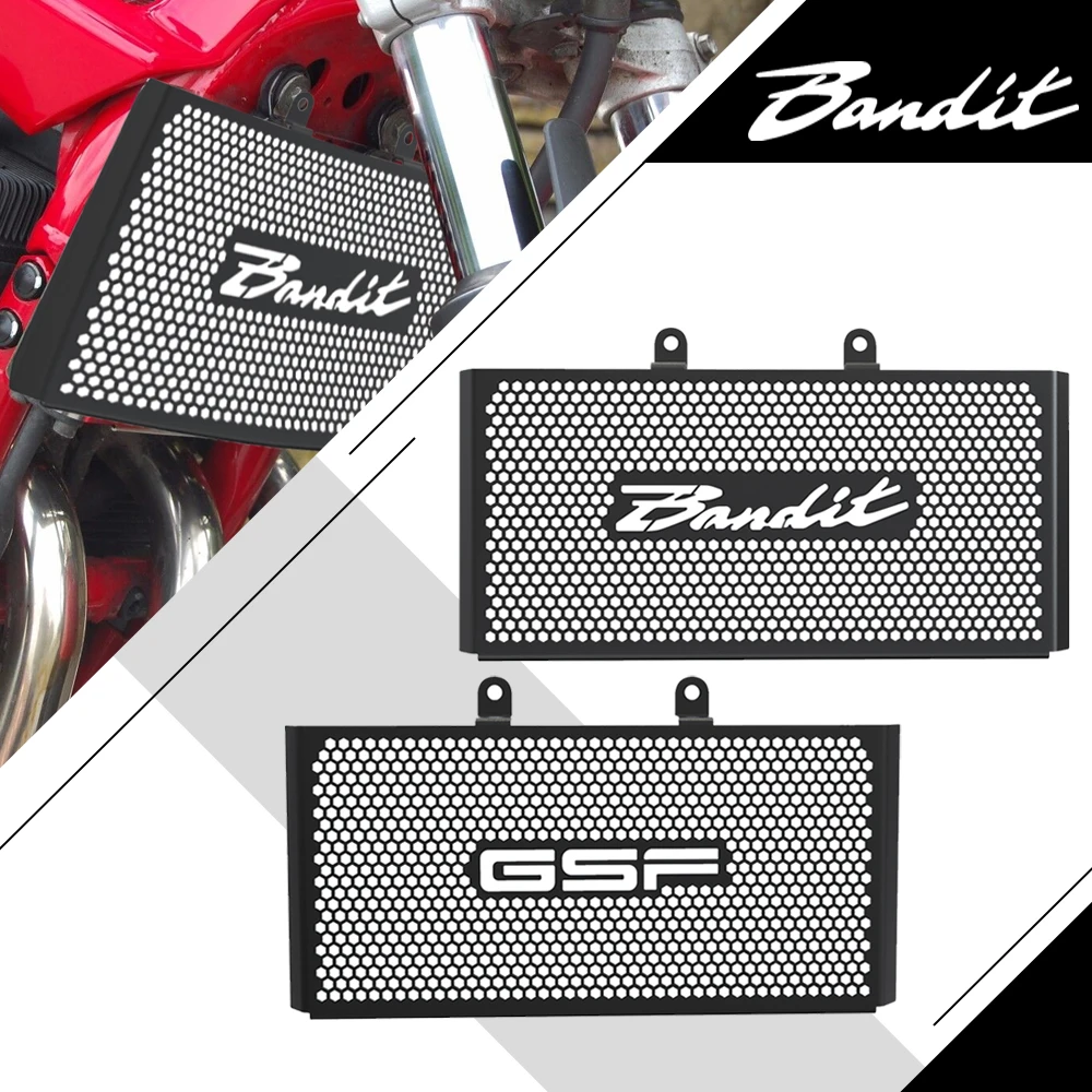 Motorcycle Oil Cooler guard Radiator Grille Guard Cover FOR SUZUKI GSF600 GSF600S Bandit 1995-2004 GSF 650 650S Bandit 2005-2006