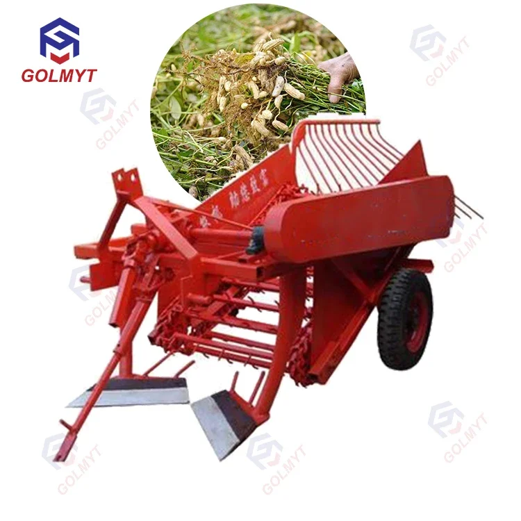 Peanut digging machine/mini Tractor Mounted Groundnut Harvester/peanut cropper