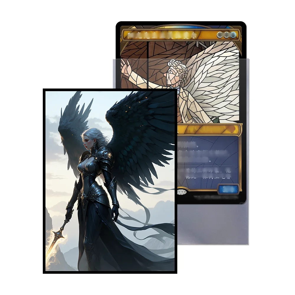 60 Stück 66 x 91 mm Anime-Kartenhüllen, Brettspiel, innere Sammelkarte, kompatibel mit/MGT/PTCG/PKM-Spielkarte, die besten Geschenke, Festival – Detail 13