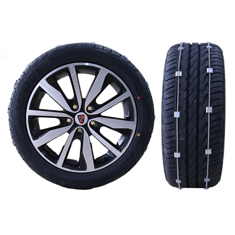 

Invisible snow chain trolley