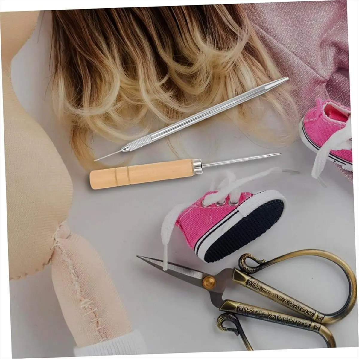 Reliable- Hair Rerooting Tool of Knitting for Doll Hair Rooting Doll-Making for DIY Projects