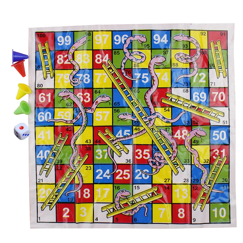 

1 комплект, портативная лестница-змея, летающая шахматная доска, детские развивающие игрушки, интересный семейный набор настольных игр для взаимодействия родителей и детей