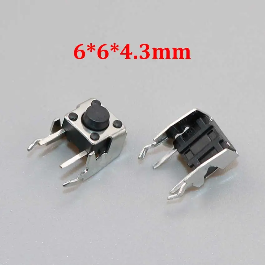 20/50/100pcs 6x6 PCB Momentary Mini Micro Tactile Tact Push Button 4-Pin Self-reset Switch 6*6*4.3/5/6/7/8/9/10/11/12/13/14/15mm