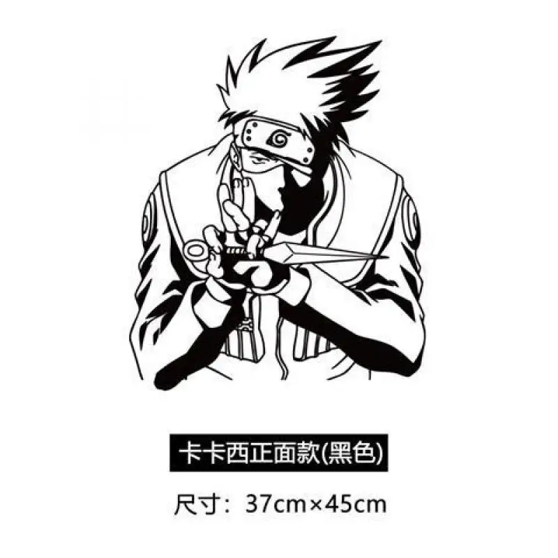 Naruto Akatsuki Anime Car Stickers Handsome Modified Motorcycle Fuel Tank Cap Stickers Car Door Decoration Waterproof Stickers