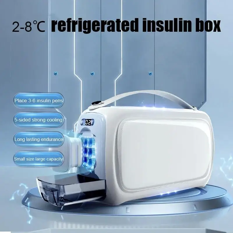 New! Insulin Refrigerated Box Portable Drug Storage Box Medicines Vaccines Interferon Refrigerated Containers Mini Refrigerator