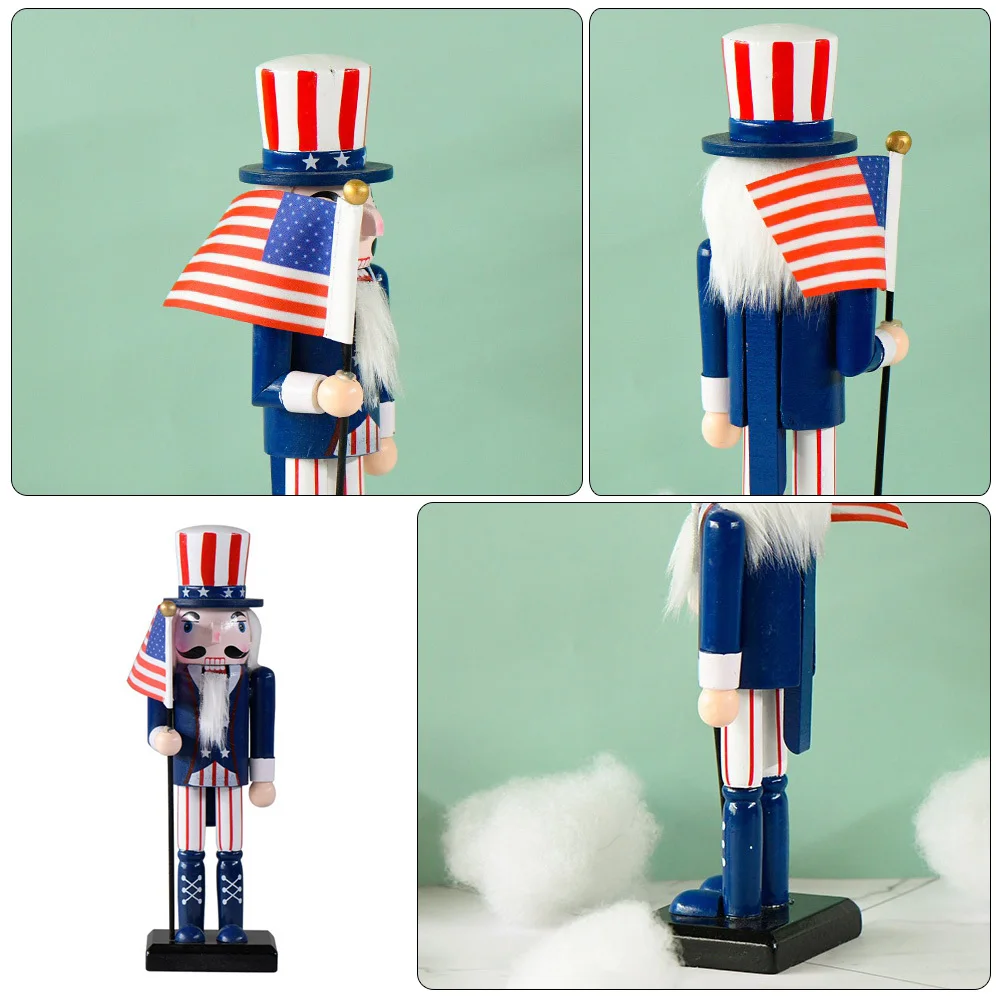 

Independence Day Decoration Creative Nutcracker Party Home Decor Festival Independence Day Ornament