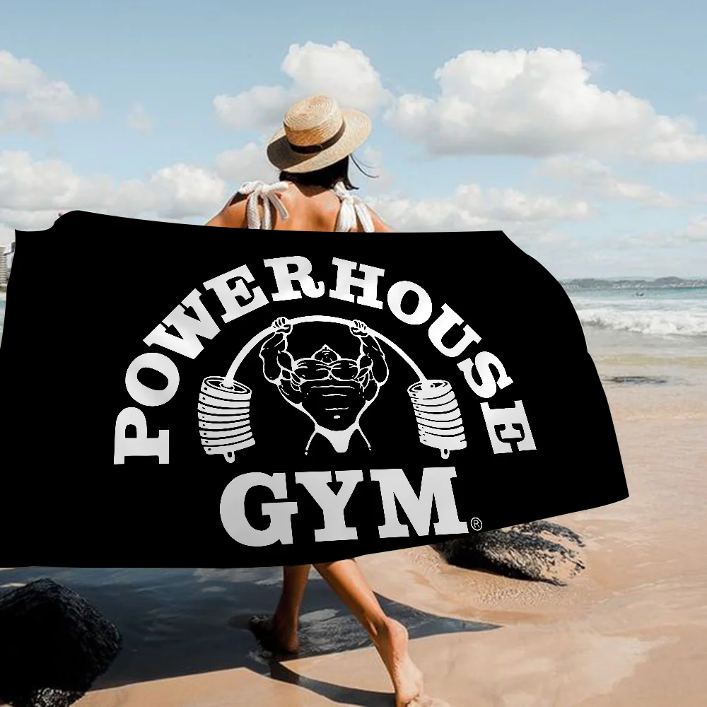 Powerhouse Gym Towel Microfiber Beach Towel Absorbent Quick dry Soft Yoga Swimming Resort Mountain Climbing Towel