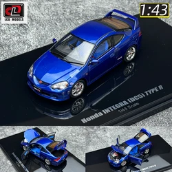 LCDフルアロイカーモデル,1:43の開口部の比率,タイプr,静的装飾,休日の贈り物,友人に送る