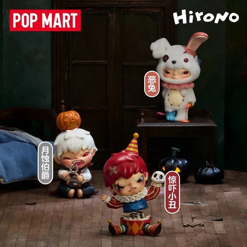 Figur Koleksi Seri Hirono Little Wild Paradise Blind Box Mainan Seni Hadiah untuk Penggemar Monster Carnival