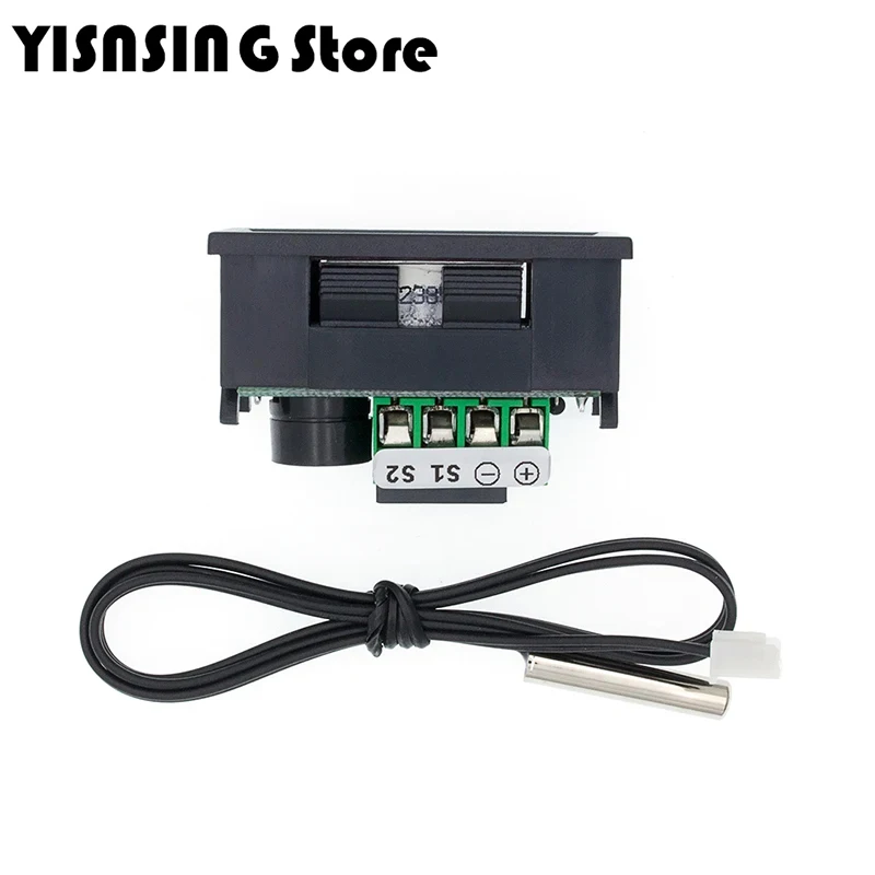 W1209WK W2809 DC12V LED Digital termostat kontrol suhu termometer Thermo saklar pengontrol modul Sensor NTC