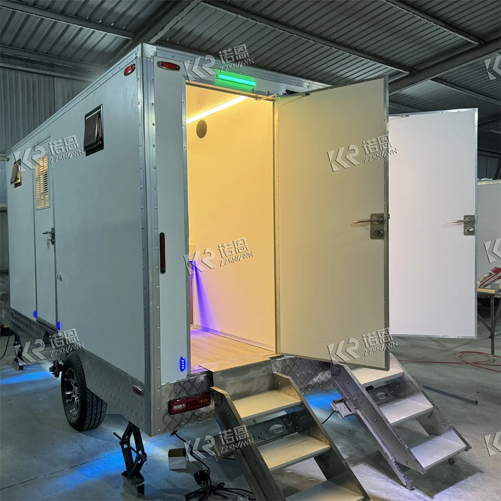 

Custom Portable Toilet Room Bathroom Trailer Luxury Mobile Restroom Trailer for Outdoor Events