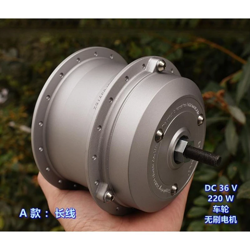 Brushless Gear Reduction Hub Motor One‑Way Clutch Electric Assist Drive For Mountain Bicycle E‑Bike Conversion DIY Project
