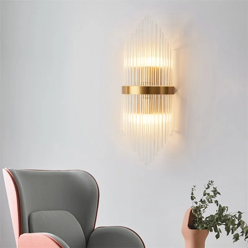 ·SOFITY Arandelas de parede lâmpada moderna LED luminárias internas decorativas para quarto de casa