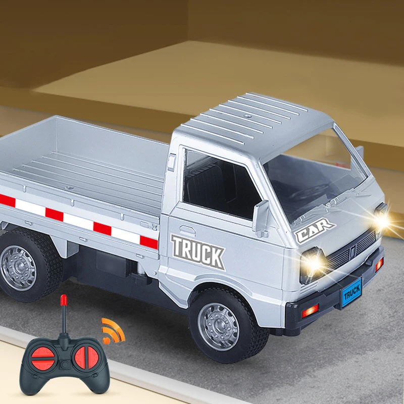 RC Drift Truck 1:16 scale with LED Light & Haul Cargo Feature for Kids Entertainment