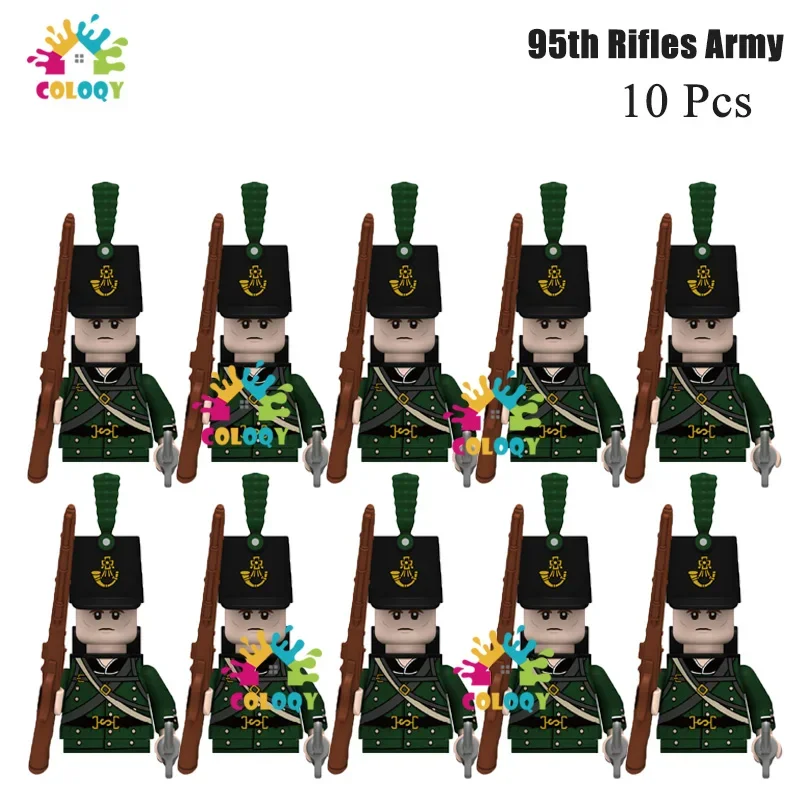 COLOQY Kinderspielzeug 22/10 Stück Napoleonische Kriege Militär General Soldat Bausteine Imperial Navy Figuren Spielzeug für Kinder Geburtstagsgeschenke 8