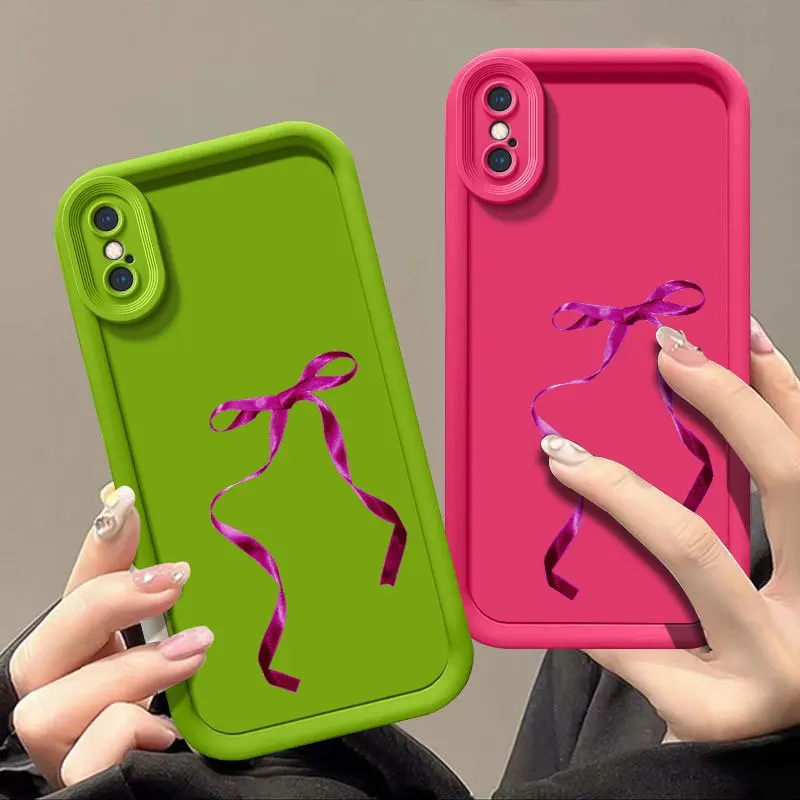 Coquette Fasion Phone Case for iPhone 6 6S 7 8 PLUS SE 2020 2022 X XR XS MAX Shockproof Silicone Soft Cover Coque Funda